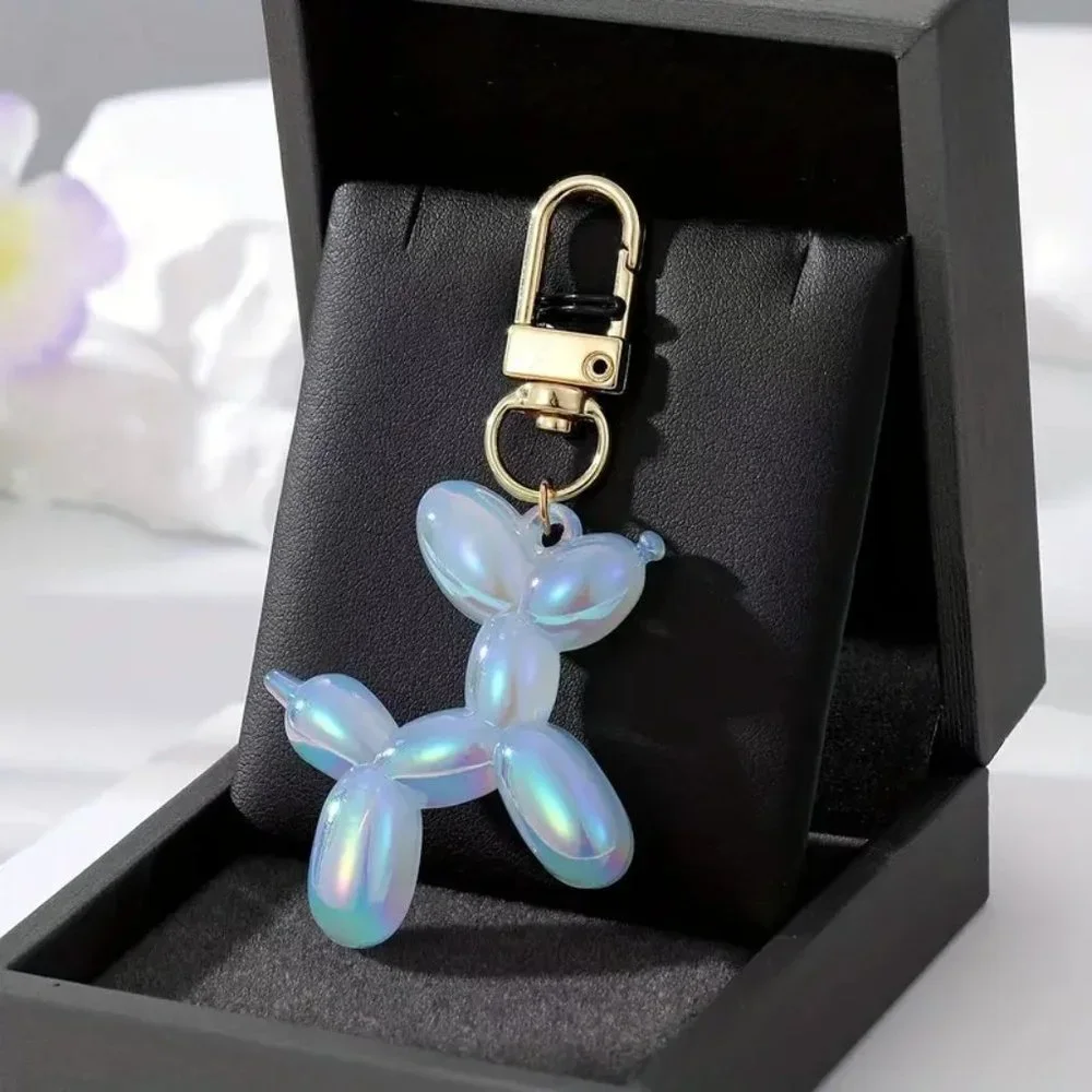 NWT 1pc Balloon Dog Keychain/ Zipper Pull Or Bag Charm - Picture 4 of 4